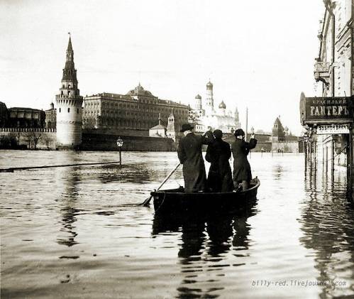Москва 1908 года наводнение 11 апреля