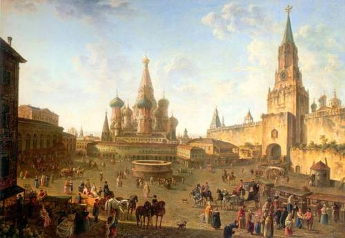 Красная площадь в Москве